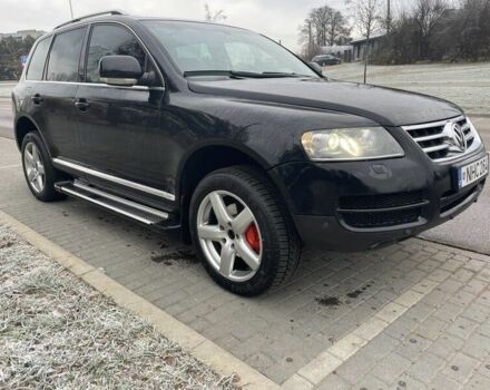 Черный Фольксваген Туарег, объемом двигателя 3 л и пробегом 309 тыс. км за 3200 $, фото 4 на Automoto.ua