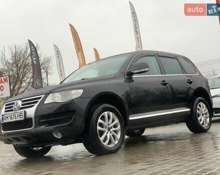 Черный Фольксваген Туарег, объемом двигателя 3 л и пробегом 351 тыс. км за 11999 $, фото 1 на Automoto.ua