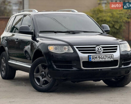 Черный Фольксваген Туарег, объемом двигателя 3 л и пробегом 333 тыс. км за 9950 $, фото 3 на Automoto.ua