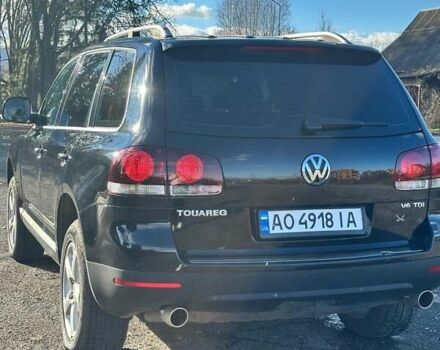 Черный Фольксваген Туарег, объемом двигателя 3 л и пробегом 266 тыс. км за 11500 $, фото 4 на Automoto.ua