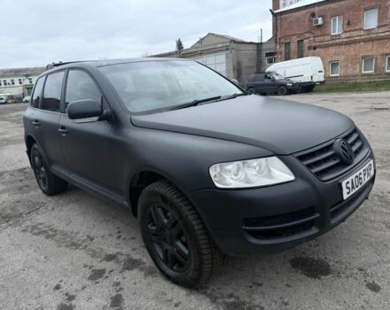 Черный Фольксваген Туарег, объемом двигателя 3 л и пробегом 277 тыс. км за 4300 $, фото 3 на Automoto.ua