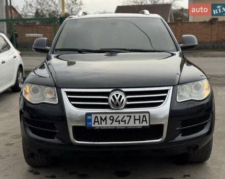 Черный Фольксваген Туарег, объемом двигателя 3 л и пробегом 333 тыс. км за 9950 $, фото 6 на Automoto.ua