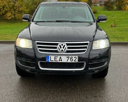 Черный Фольксваген Туарег, объемом двигателя 3 л и пробегом 280 тыс. км за 4900 $, фото 2 на Automoto.ua