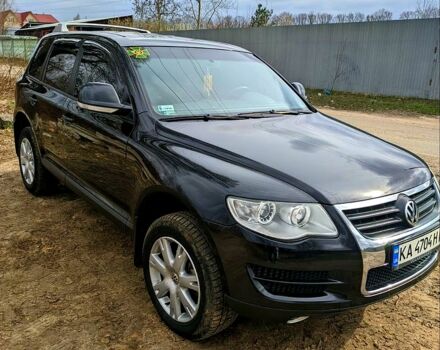 Черный Фольксваген Туарег, объемом двигателя 2.5 л и пробегом 276 тыс. км за 11200 $, фото 1 на Automoto.ua
