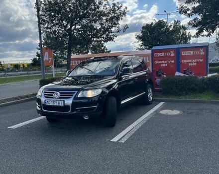 Черный Фольксваген Туарег, объемом двигателя 2.97 л и пробегом 214 тыс. км за 13500 $, фото 1 на Automoto.ua