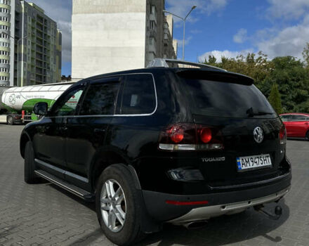 Черный Фольксваген Туарег, объемом двигателя 3 л и пробегом 289 тыс. км за 11800 $, фото 4 на Automoto.ua