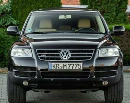 Черный Фольксваген Туарег, объемом двигателя 3 л и пробегом 240 тыс. км за 4000 $, фото 2 на Automoto.ua