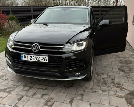 Черный Фольксваген Туарег, объемом двигателя 2.97 л и пробегом 236 тыс. км за 16700 $, фото 3 на Automoto.ua