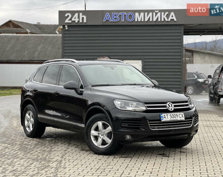 Черный Фольксваген Туарег, объемом двигателя 3 л и пробегом 159 тыс. км за 17500 $, фото 1 на Automoto.ua