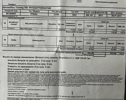 Черный Фольксваген Туарег, объемом двигателя 3 л и пробегом 310 тыс. км за 17500 $, фото 9 на Automoto.ua