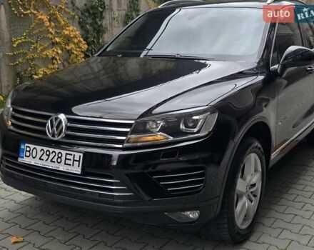 Чорний Фольксваген Туарег, об'ємом двигуна 3 л та пробігом 180 тис. км за 15499 $, фото 10 на Automoto.ua
