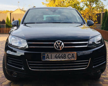 Черный Фольксваген Туарег, объемом двигателя 2.97 л и пробегом 281 тыс. км за 22500 $, фото 2 на Automoto.ua