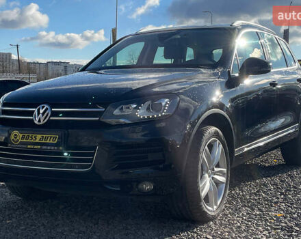Черный Фольксваген Туарег, объемом двигателя 2.97 л и пробегом 183 тыс. км за 20750 $, фото 2 на Automoto.ua