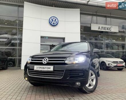 Черный Фольксваген Туарег, объемом двигателя 2.97 л и пробегом 198 тыс. км за 18000 $, фото 1 на Automoto.ua