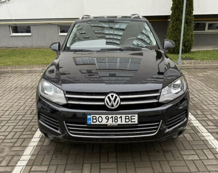 Черный Фольксваген Туарег, объемом двигателя 2.97 л и пробегом 225 тыс. км за 18000 $, фото 1 на Automoto.ua