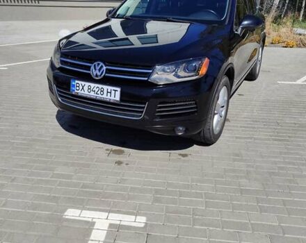 Черный Фольксваген Туарег, объемом двигателя 2.97 л и пробегом 178 тыс. км за 19200 $, фото 1 на Automoto.ua