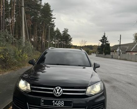 Черный Фольксваген Туарег, объемом двигателя 3 л и пробегом 163 тыс. км за 10000 $, фото 2 на Automoto.ua