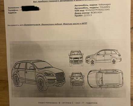 Чорний Фольксваген Туарег, об'ємом двигуна 2.97 л та пробігом 230 тис. км за 22500 $, фото 22 на Automoto.ua