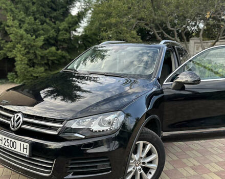 Черный Фольксваген Туарег, объемом двигателя 2.97 л и пробегом 342 тыс. км за 18000 $, фото 1 на Automoto.ua