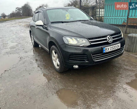 Черный Фольксваген Туарег, объемом двигателя 3.6 л и пробегом 320 тыс. км за 15500 $, фото 1 на Automoto.ua