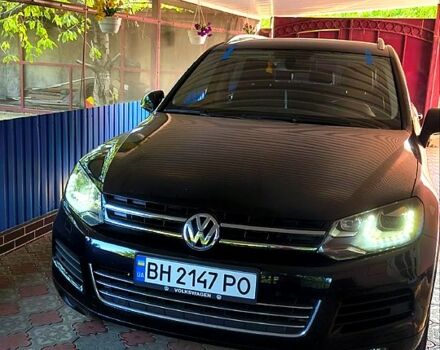 Черный Фольксваген Туарег, объемом двигателя 3 л и пробегом 199 тыс. км за 19800 $, фото 1 на Automoto.ua