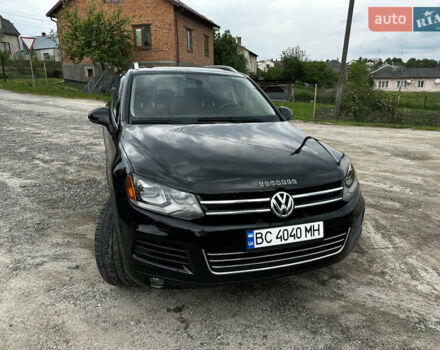 Черный Фольксваген Туарег, объемом двигателя 3 л и пробегом 360 тыс. км за 16200 $, фото 1 на Automoto.ua