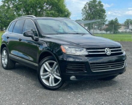 Черный Фольксваген Туарег, объемом двигателя 3 л и пробегом 90 тыс. км за 4200 $, фото 2 на Automoto.ua