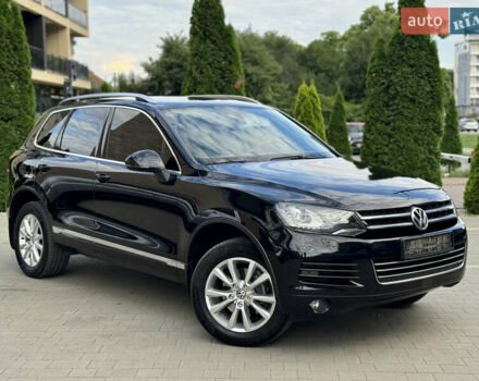 Черный Фольксваген Туарег, объемом двигателя 2.97 л и пробегом 150 тыс. км за 28500 $, фото 2 на Automoto.ua