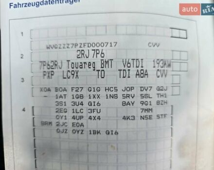 Чорний Фольксваген Туарег, об'ємом двигуна 3 л та пробігом 270 тис. км за 21990 $, фото 65 на Automoto.ua