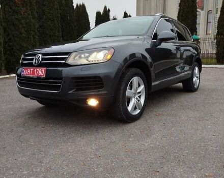 Черный Фольксваген Туарег, объемом двигателя 3 л и пробегом 252 тыс. км за 18600 $, фото 1 на Automoto.ua