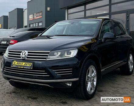 Черный Фольксваген Туарег, объемом двигателя 3 л и пробегом 129 тыс. км за 27500 $, фото 2 на Automoto.ua