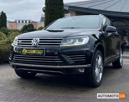 Черный Фольксваген Туарег, объемом двигателя 3 л и пробегом 212 тыс. км за 31590 $, фото 2 на Automoto.ua