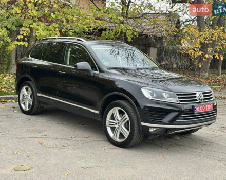 Черный Фольксваген Туарег, объемом двигателя 3 л и пробегом 238 тыс. км за 23700 $, фото 1 на Automoto.ua