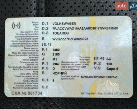 Черный Фольксваген Туарег, объемом двигателя 2.97 л и пробегом 267 тыс. км за 19900 $, фото 93 на Automoto.ua