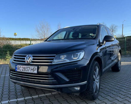 Черный Фольксваген Туарег, объемом двигателя 2.97 л и пробегом 225 тыс. км за 27500 $, фото 1 на Automoto.ua