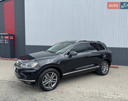 Черный Фольксваген Туарег, объемом двигателя 3.6 л и пробегом 219 тыс. км за 16999 $, фото 1 на Automoto.ua