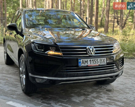 Чорний Фольксваген Туарег, об'ємом двигуна 2.97 л та пробігом 194 тис. км за 22499 $, фото 1 на Automoto.ua