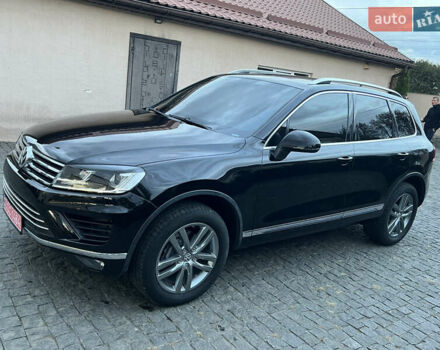 Черный Фольксваген Туарег, объемом двигателя 3 л и пробегом 213 тыс. км за 22500 $, фото 5 на Automoto.ua