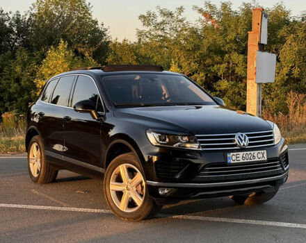 Черный Фольксваген Туарег, объемом двигателя 3 л и пробегом 219 тыс. км за 26900 $, фото 1 на Automoto.ua