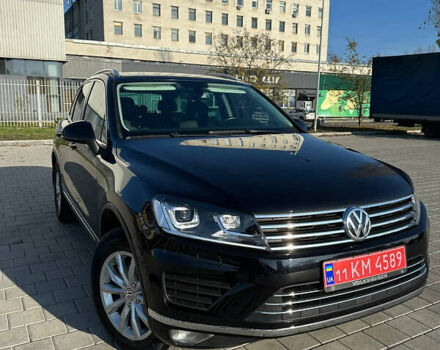 Черный Фольксваген Туарег, объемом двигателя 3 л и пробегом 235 тыс. км за 21500 $, фото 3 на Automoto.ua