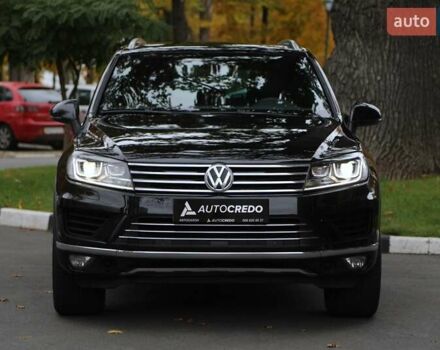Черный Фольксваген Туарег, объемом двигателя 3.6 л и пробегом 104 тыс. км за 19900 $, фото 1 на Automoto.ua
