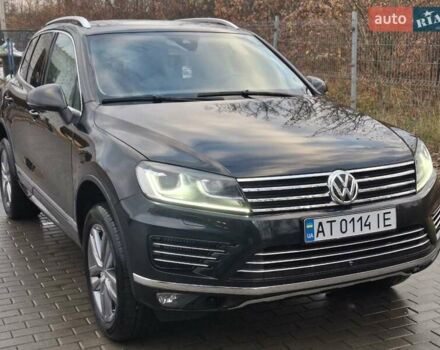 Черный Фольксваген Туарег, объемом двигателя 3 л и пробегом 187 тыс. км за 29970 $, фото 3 на Automoto.ua