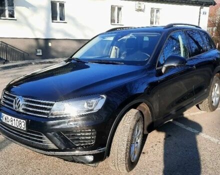 Черный Фольксваген Туарег, объемом двигателя 3 л и пробегом 197 тыс. км за 9300 $, фото 1 на Automoto.ua