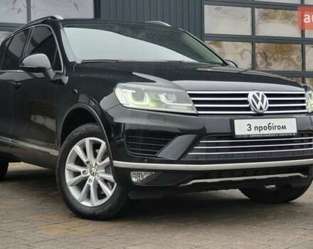 Черный Фольксваген Туарег, объемом двигателя 2.97 л и пробегом 205 тыс. км за 30500 $, фото 1 на Automoto.ua