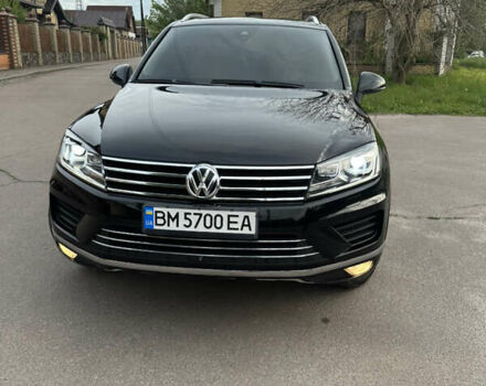 Черный Фольксваген Туарег, объемом двигателя 3 л и пробегом 225 тыс. км за 30000 $, фото 58 на Automoto.ua