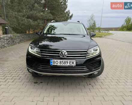 Черный Фольксваген Туарег, объемом двигателя 2.97 л и пробегом 153 тыс. км за 29900 $, фото 1 на Automoto.ua