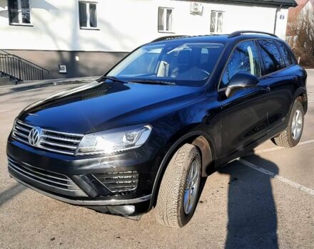 Черный Фольксваген Туарег, объемом двигателя 3 л и пробегом 76 тыс. км за 9300 $, фото 2 на Automoto.ua