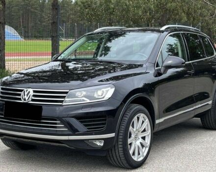 Черный Фольксваген Туарег, объемом двигателя 3 л и пробегом 134 тыс. км за 14300 $, фото 2 на Automoto.ua