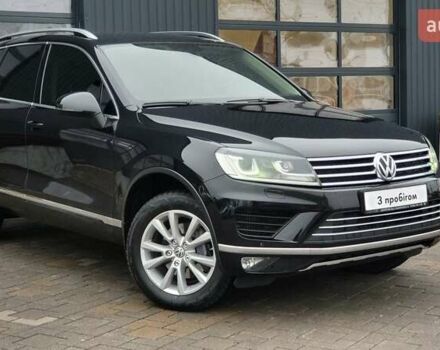 Черный Фольксваген Туарег, объемом двигателя 2.97 л и пробегом 205 тыс. км за 30500 $, фото 2 на Automoto.ua