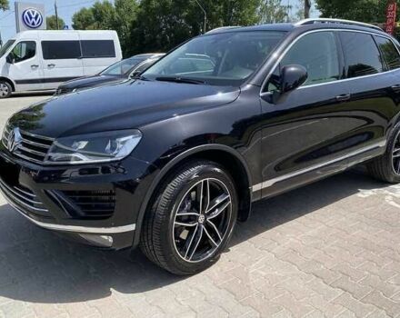 Черный Фольксваген Туарег, объемом двигателя 3 л и пробегом 90 тыс. км за 19000 $, фото 1 на Automoto.ua